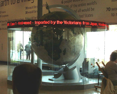 Eden Project Globe Exhibit